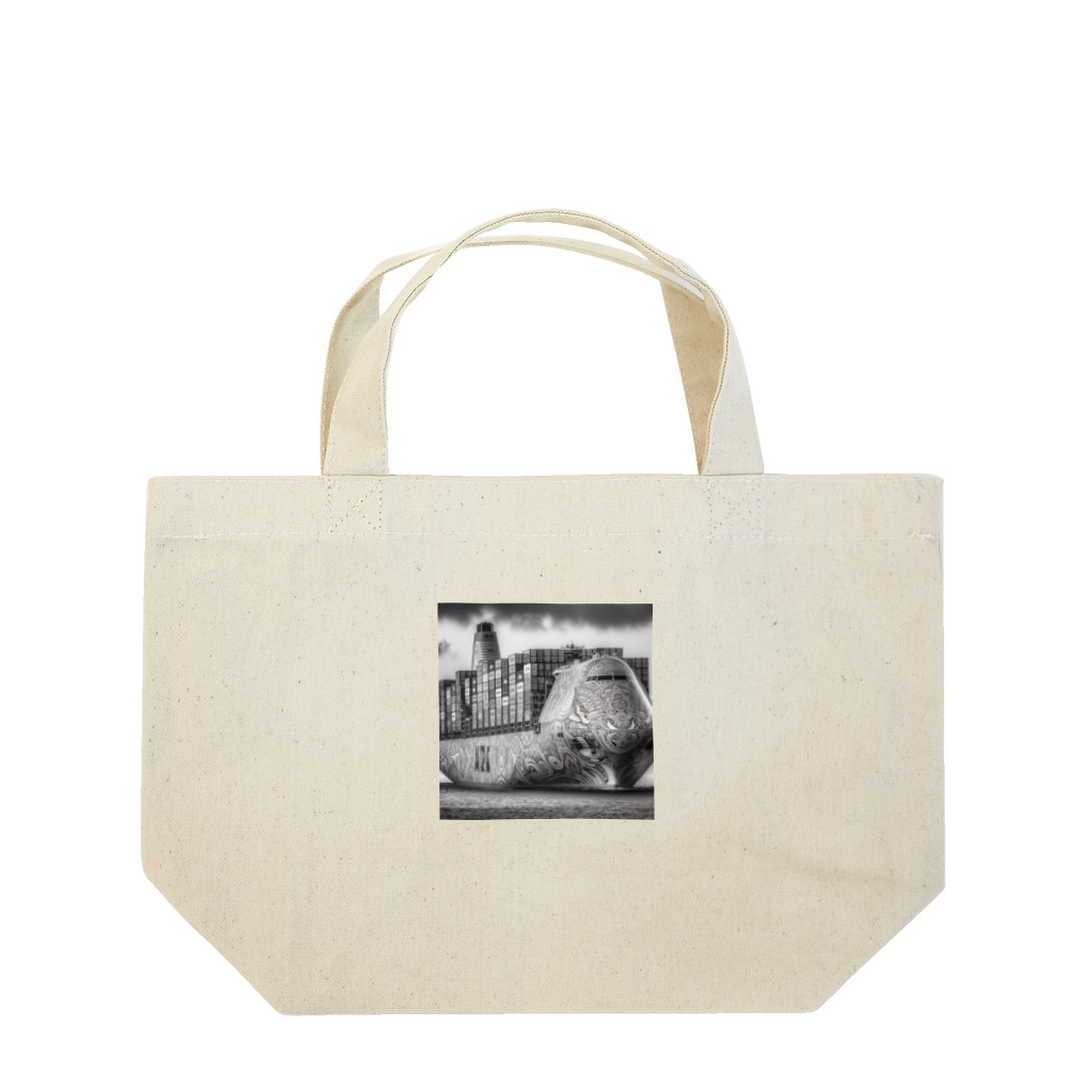 HECreaterの貨物機と貨物船融合 Lunch Tote Bag
