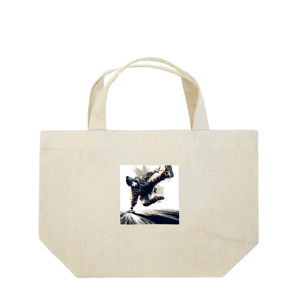 salashigeのブレイキン ダンスキャラクターグッズ Lunch Tote Bag