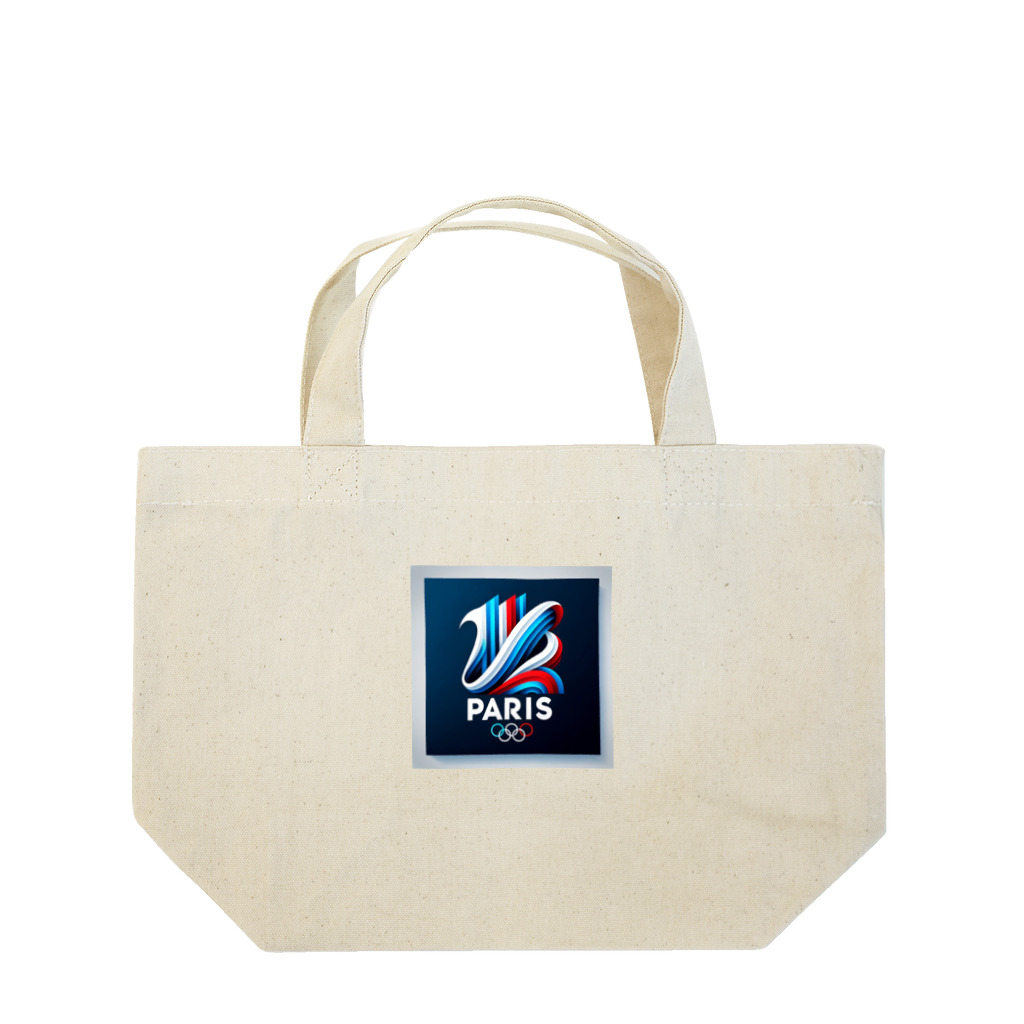 salashigeのパリ2024オリンピック イメージグッズ - スタイリッシュでエコな記念品 Lunch Tote Bag