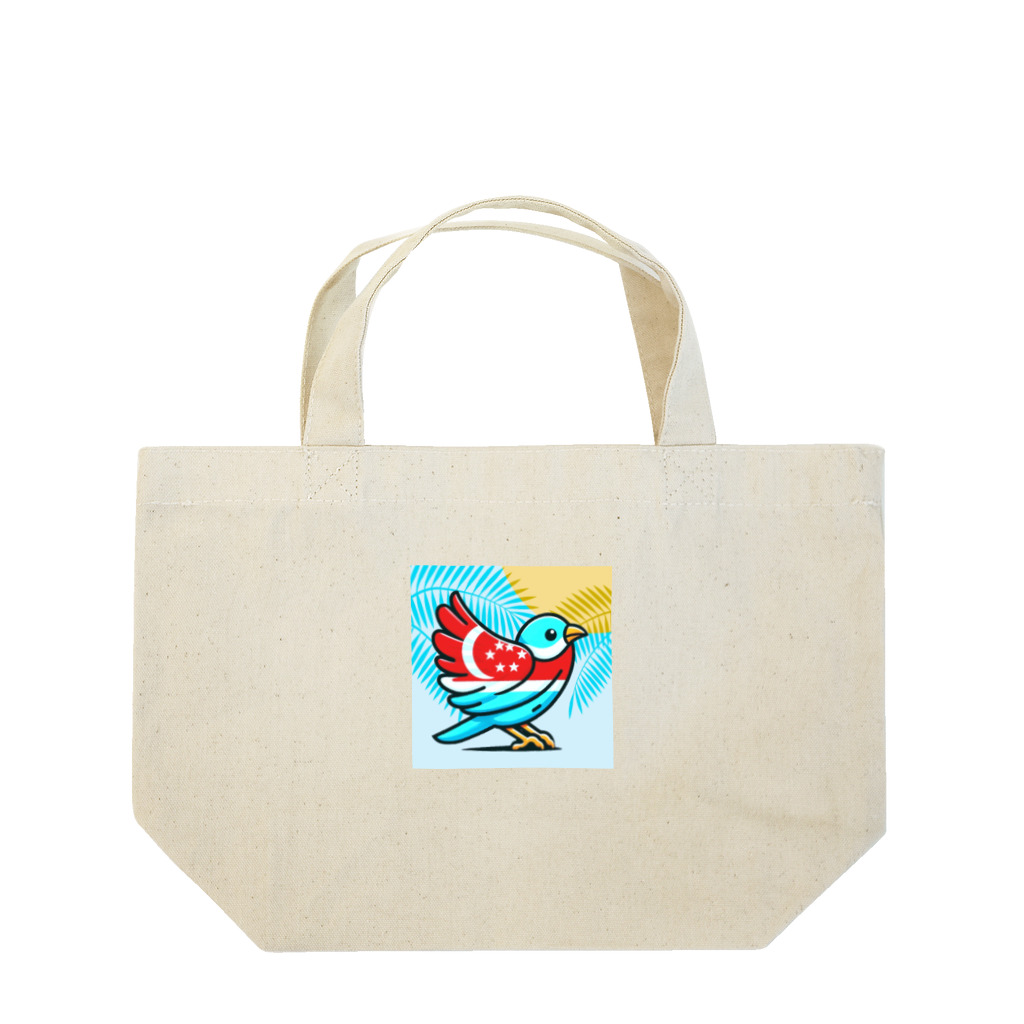 bugisショップの煌めくトロピカルバード🐦️ Lunch Tote Bag