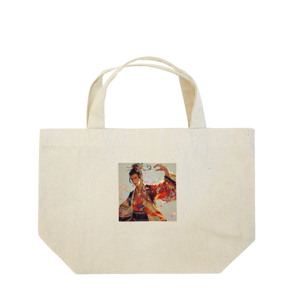 AQUAMETAVERSEの戦国レイブ　Tomoe bb 2712 Lunch Tote Bag