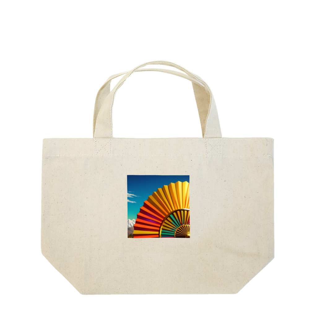 810aoの開運扇子 Lunch Tote Bag