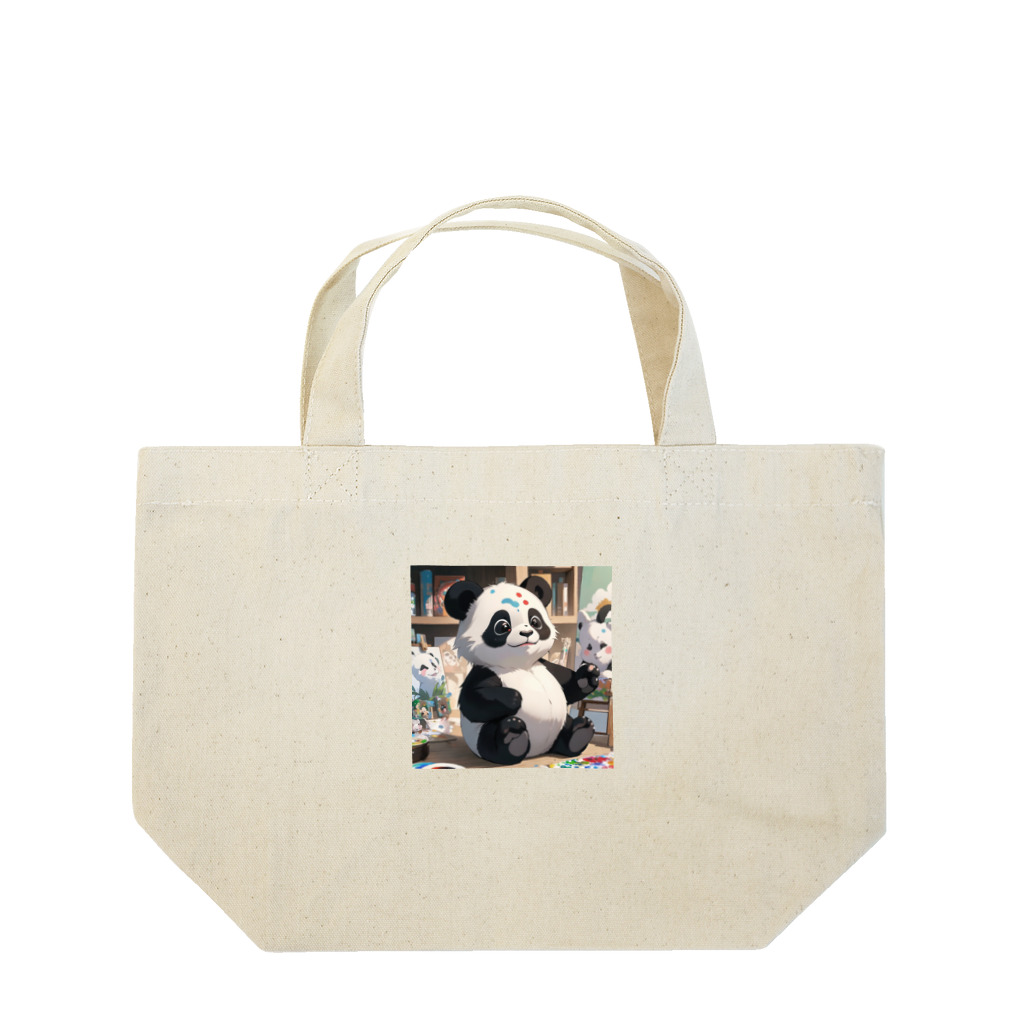 harusan29のパンダアーティスト Lunch Tote Bag