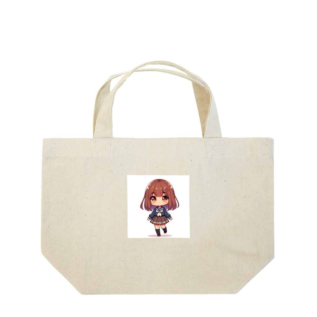 A-Intelligenceの可愛い制服の女の子シリーズ Lunch Tote Bag