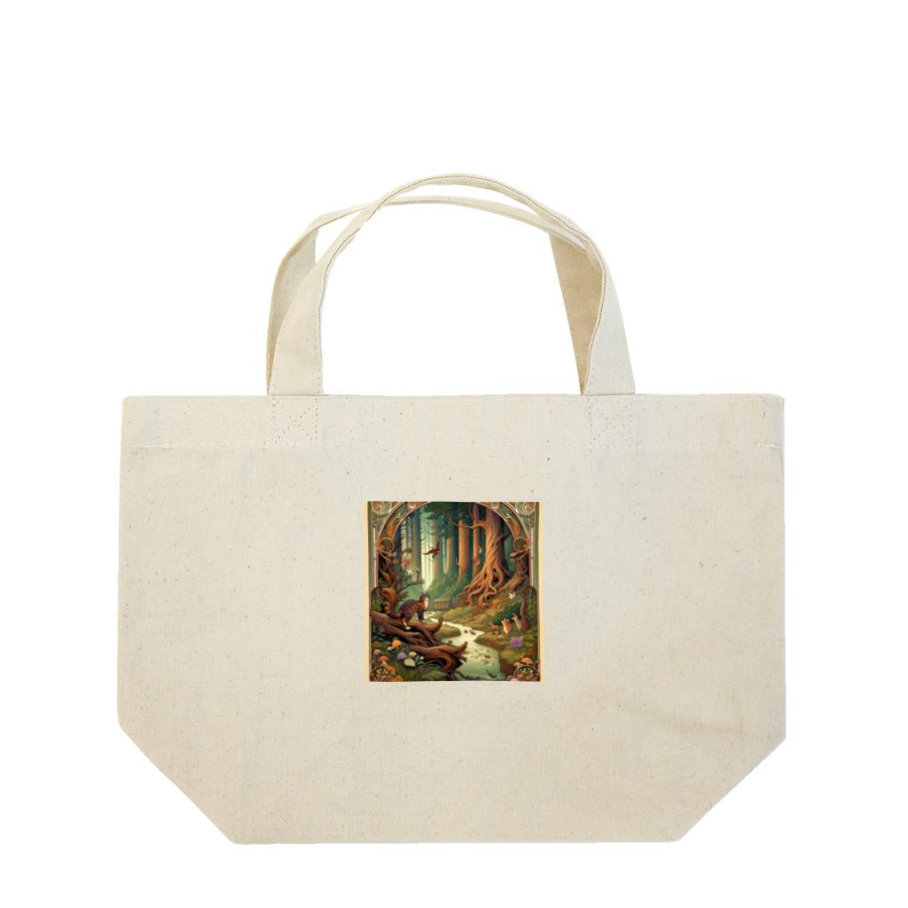 Aoyanicのccアールデコ２ Lunch Tote Bag