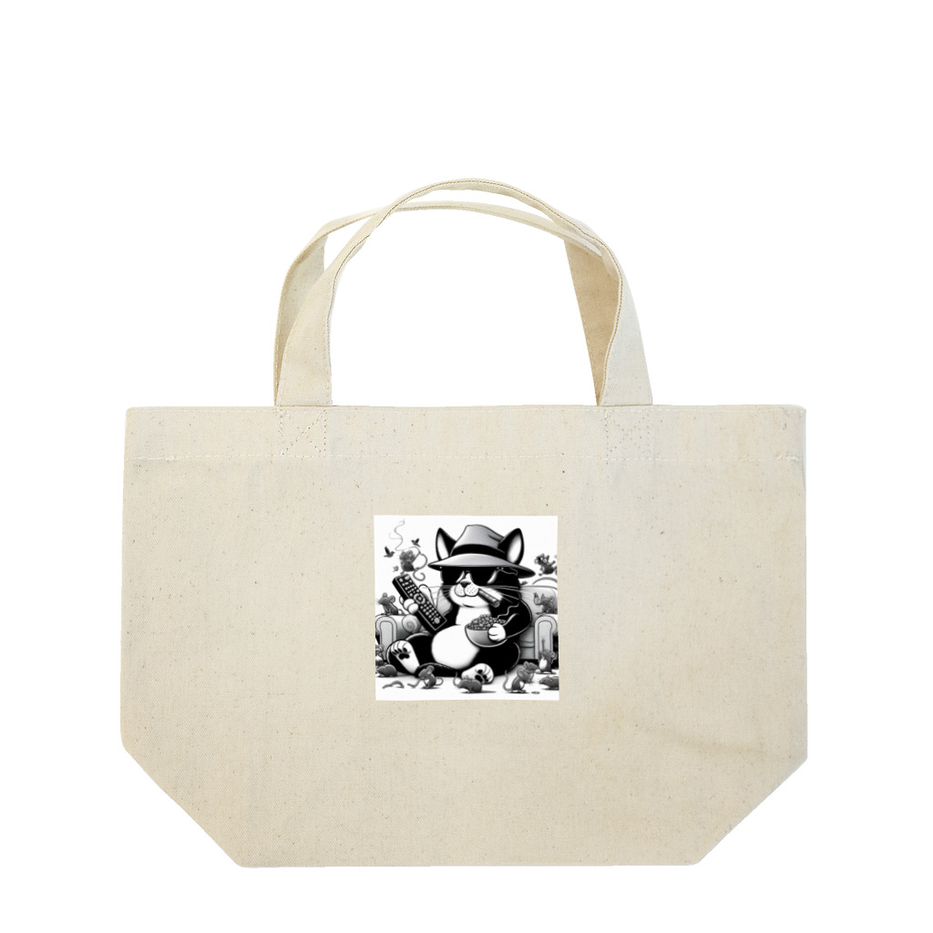 はまみるの白摂生なネコ Lunch Tote Bag