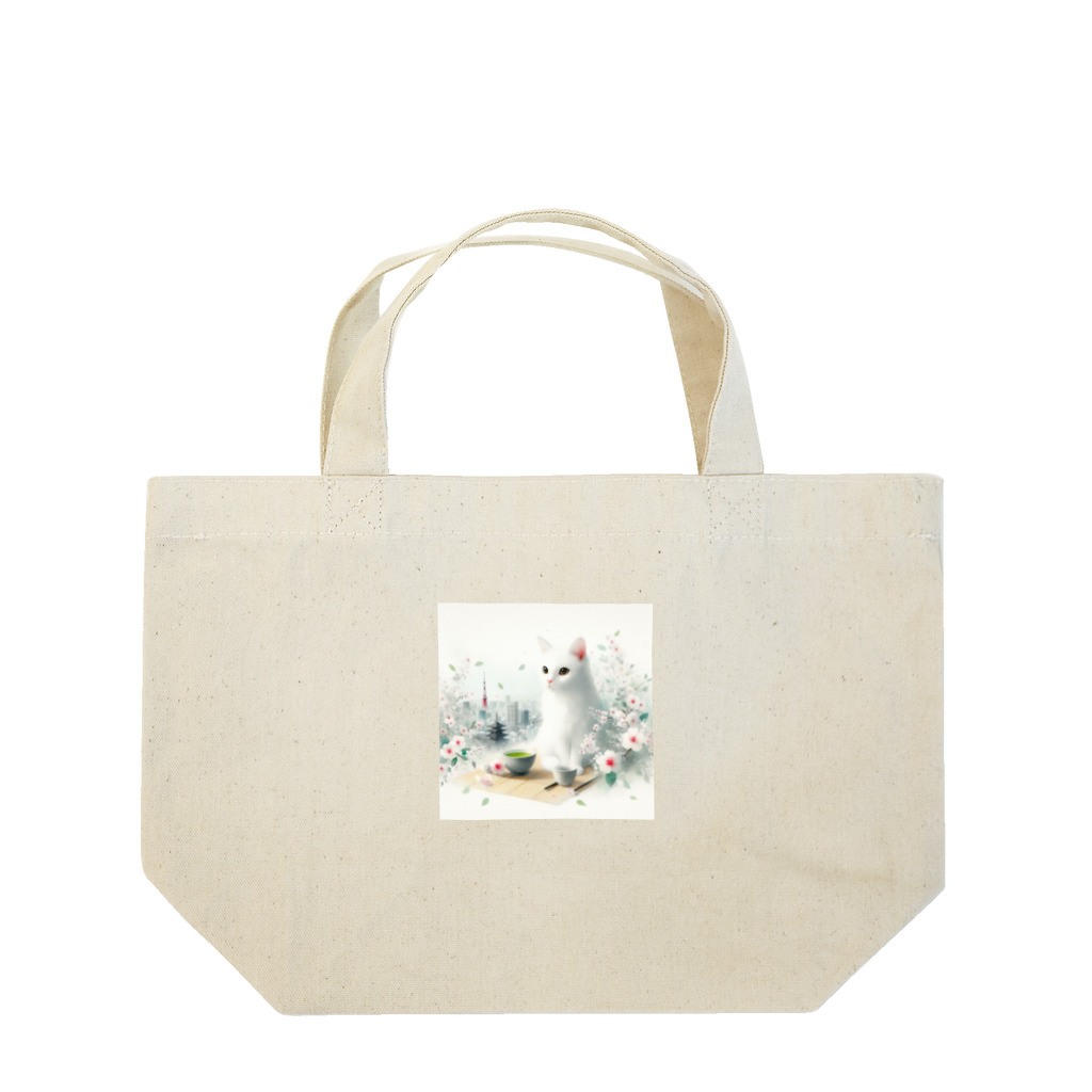Patroの東京と猫 Lunch Tote Bag