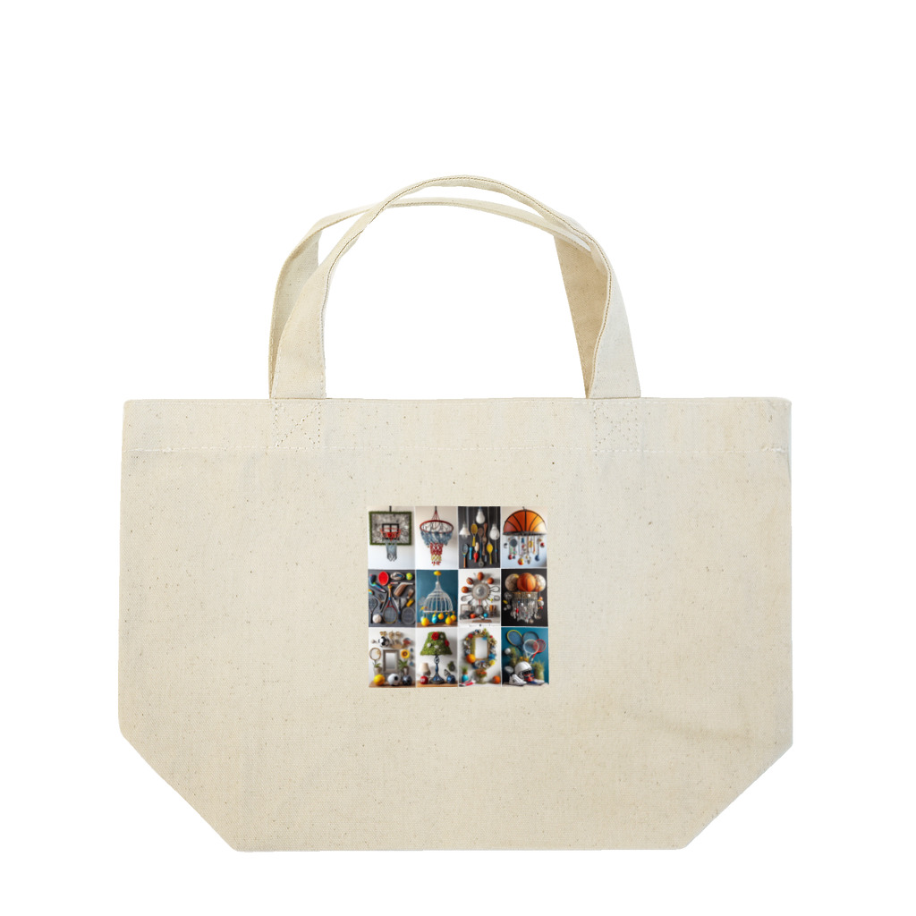 Kare-Raisuの色んなスポーツ　ボール　道具　おしゃれ Lunch Tote Bag