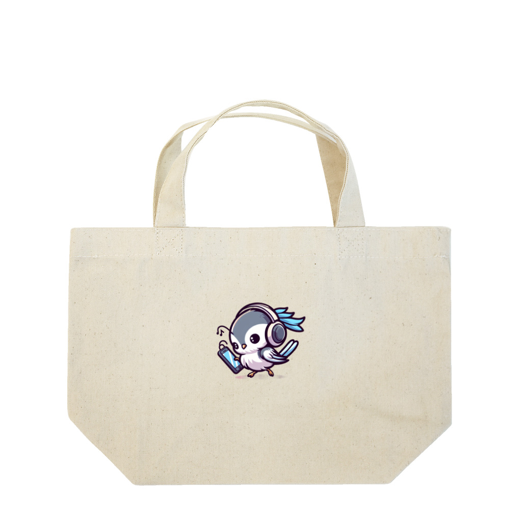 音楽ルー106のシマエナガ Lunch Tote Bag