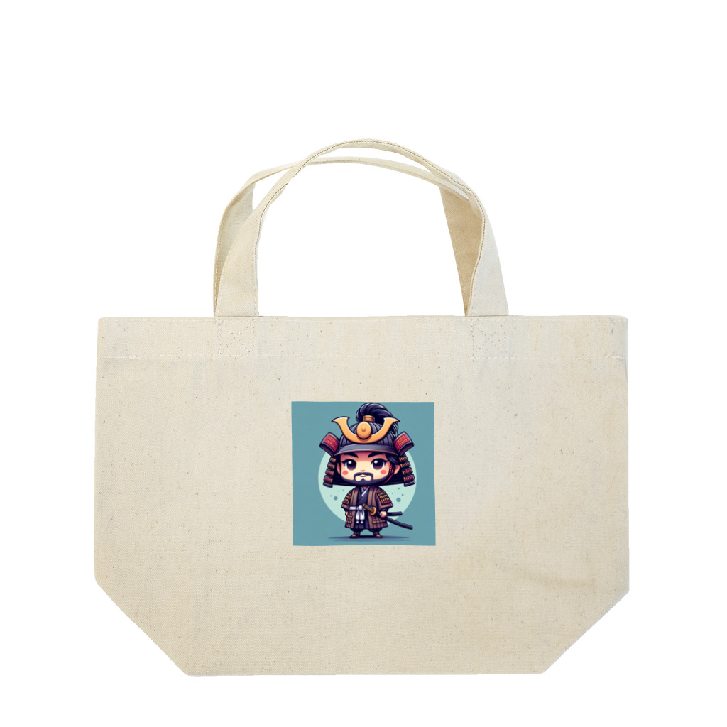 戦国時代マニアのデフォルメ伊達成実君 Lunch Tote Bag