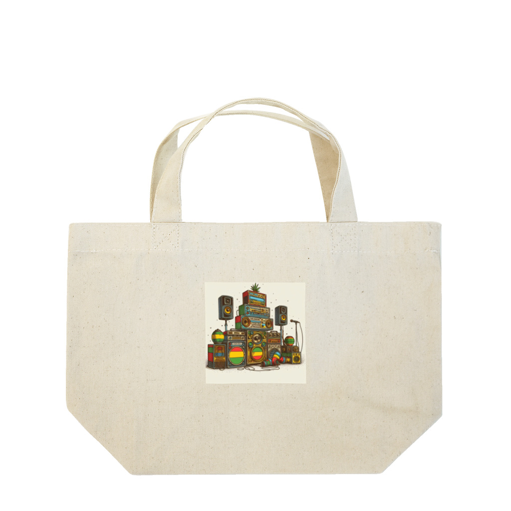 音楽ルー106のサウンドシステム Lunch Tote Bag