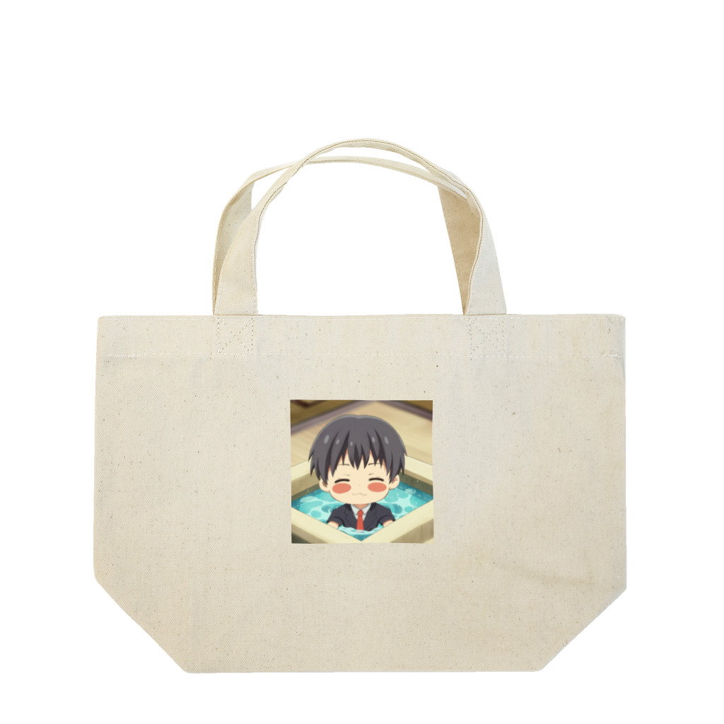 なお（ｻﾗﾘｰﾏﾝ）＠AI使って情報発信中の温泉＠サラリーマン Lunch Tote Bag