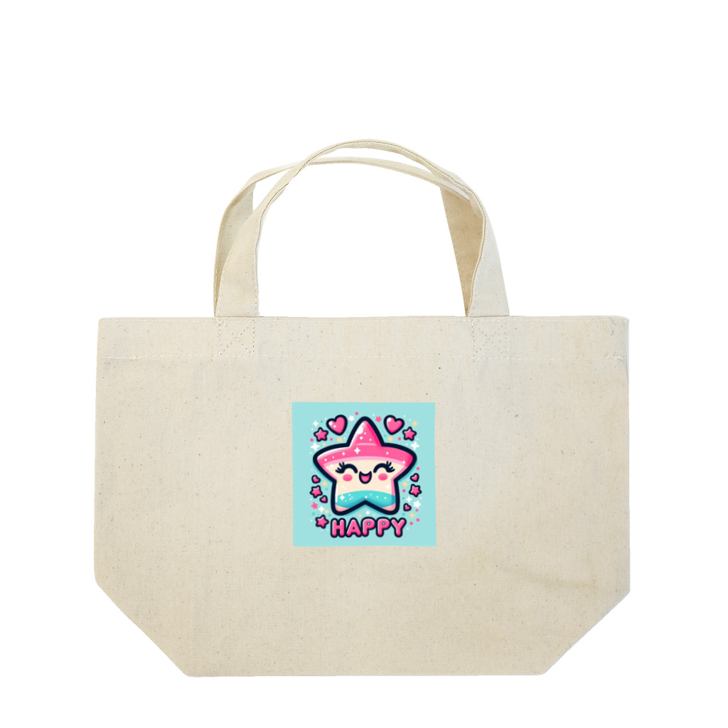 メアリーの星空とLINEスタンプ風デザインが絶妙 Lunch Tote Bag