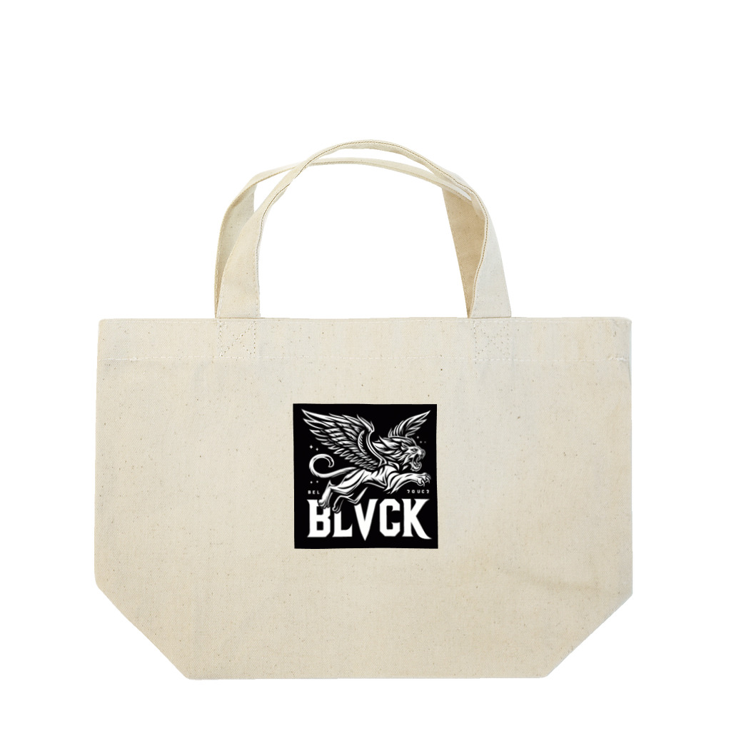 ogamiairiのライオンが凛々しく翼を広げているシャープなデザイン。 Lunch Tote Bag