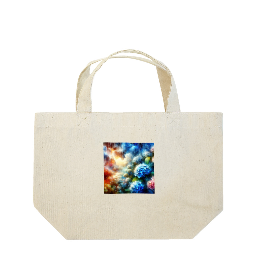 chika_22の紫陽花夢幻 Lunch Tote Bag