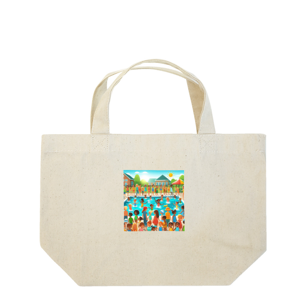 sallysanaのプールびらき Lunch Tote Bag