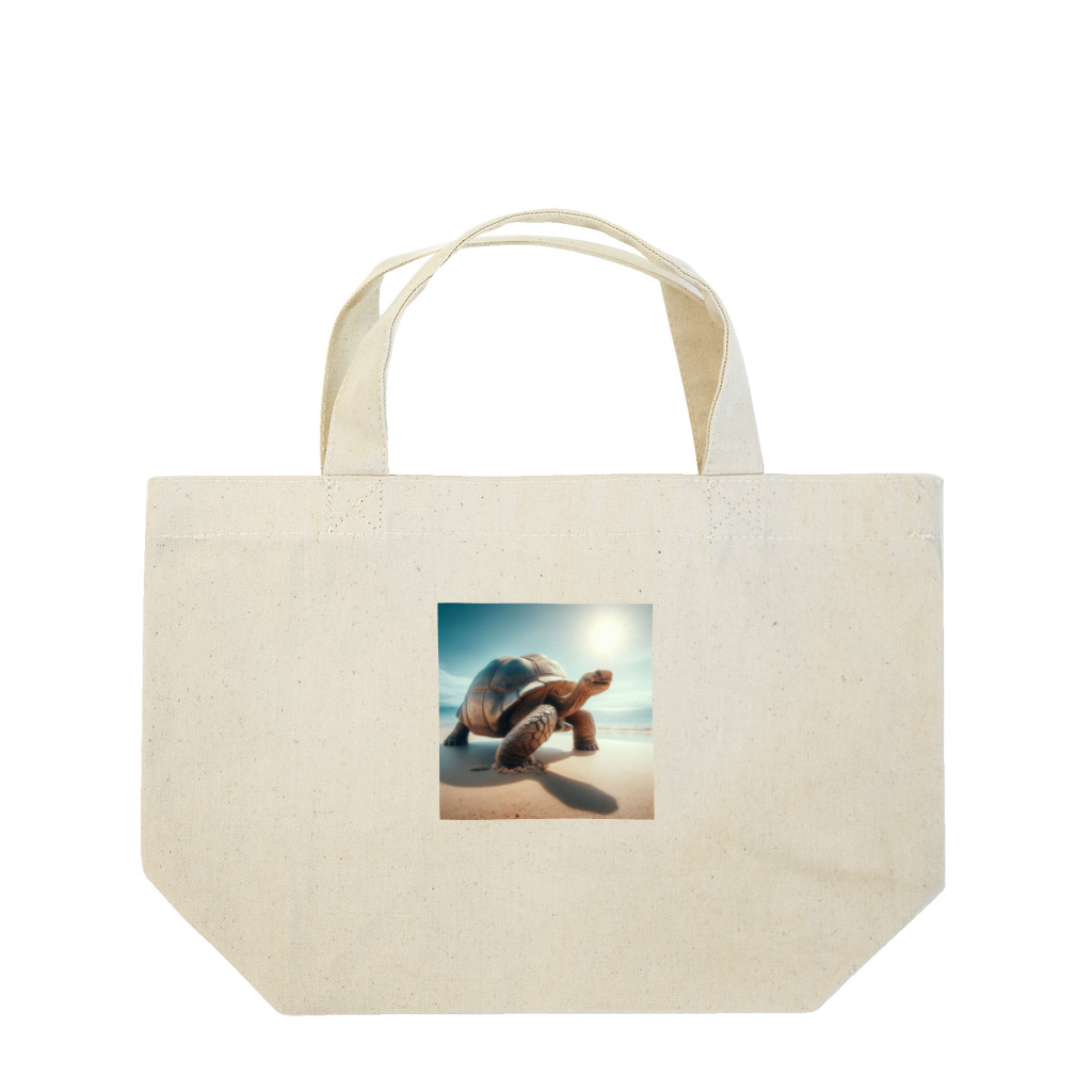 レプタイルズ好き＼(^o^)／の威風堂々なゾウガメ Lunch Tote Bag