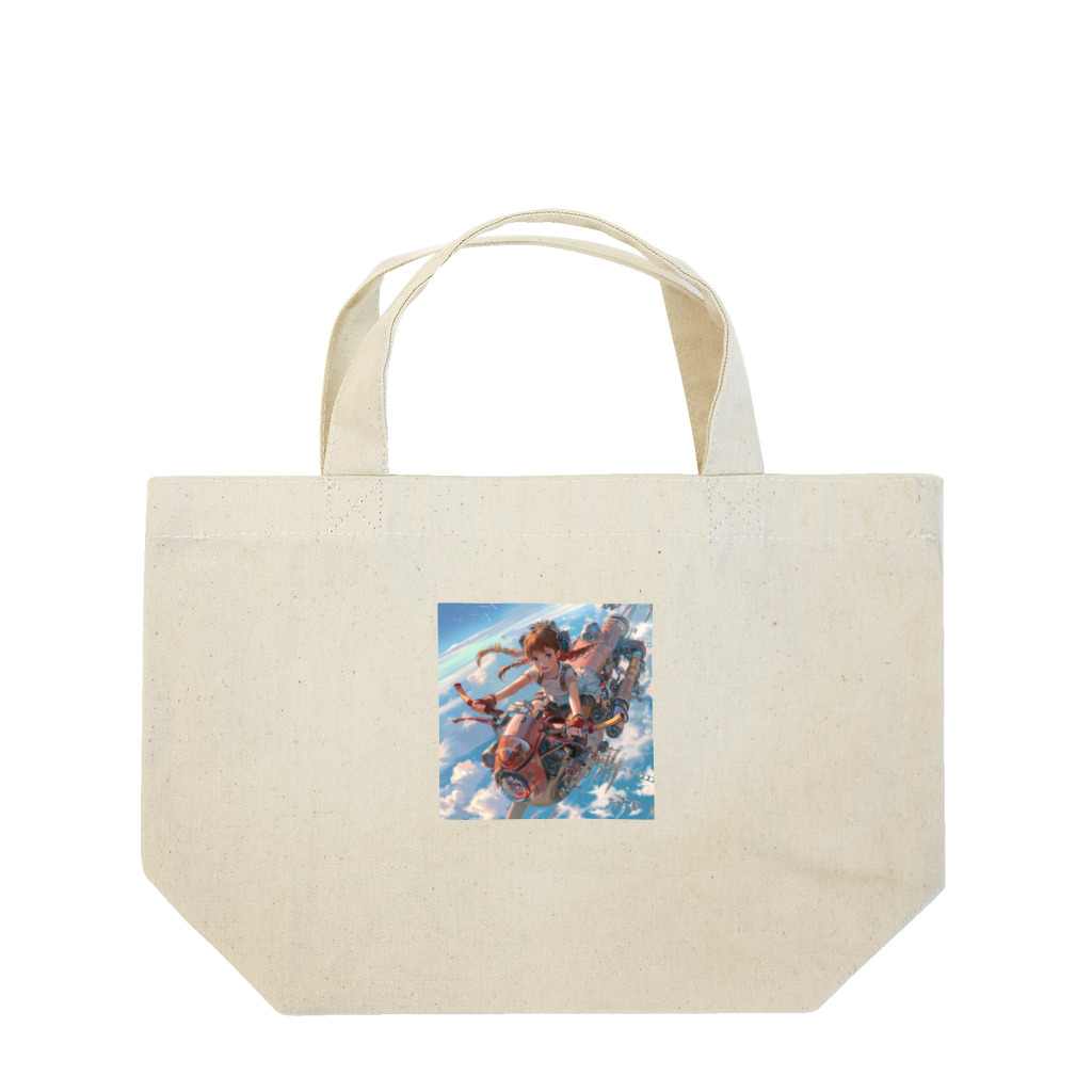 AQUAMETAVERSEのフライングバイク　Tomoe bb 2712 Lunch Tote Bag