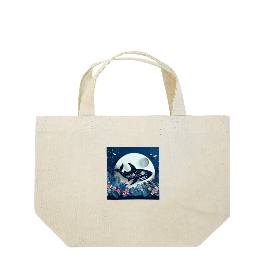 ココナッツアイランド©️のジンベイザメ Lunch Tote Bag