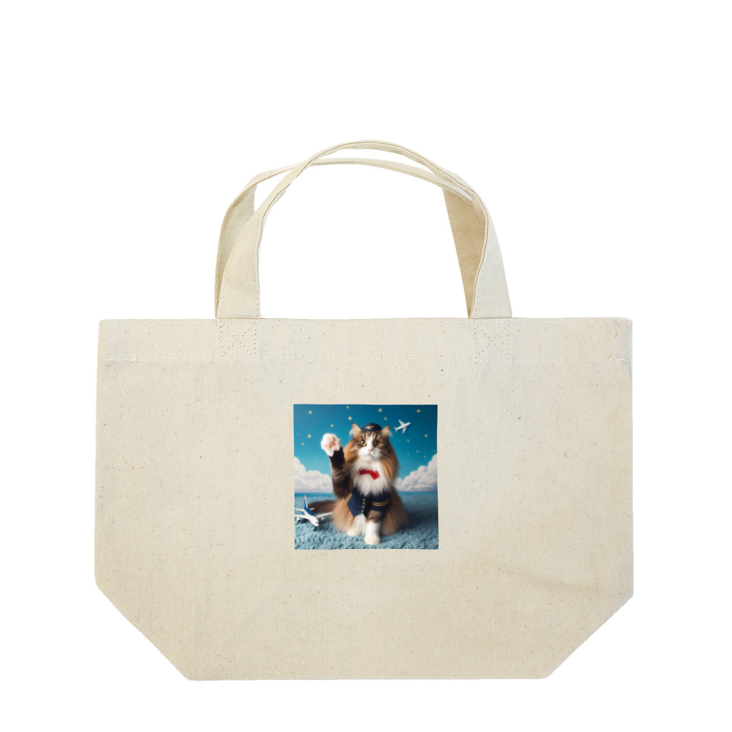 sophie138の猫の客室乗務員 Lunch Tote Bag