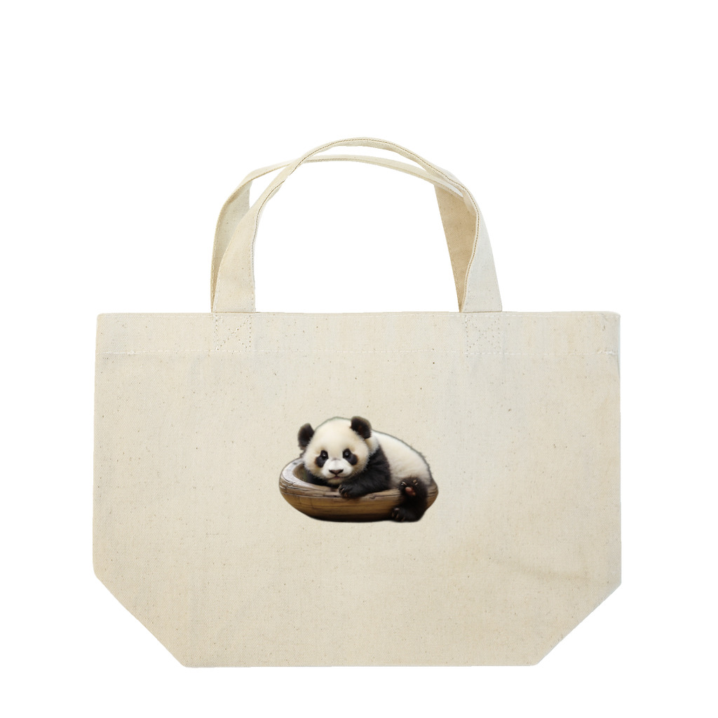 たまちゃんSHOPのねむねむパンダ Lunch Tote Bag