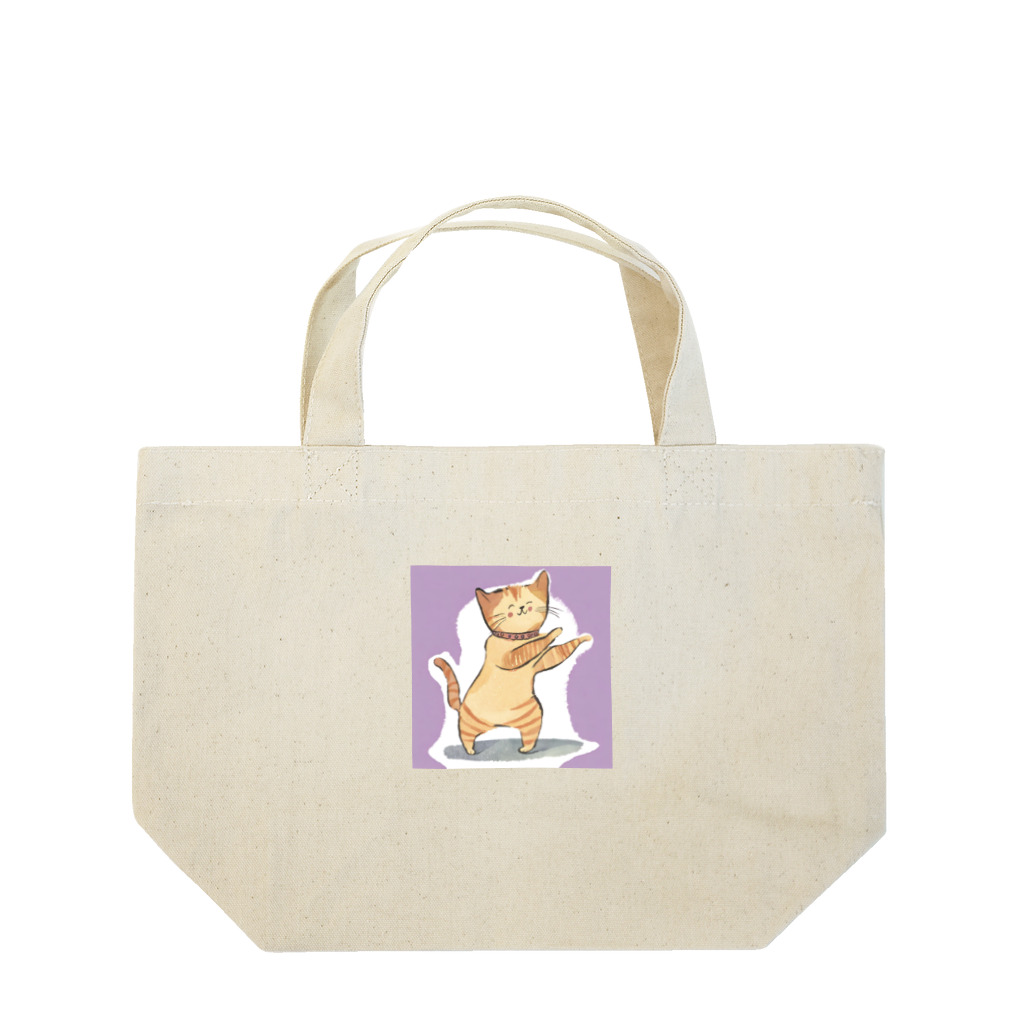 ねこやまねこじろうのおどるねこ② Lunch Tote Bag