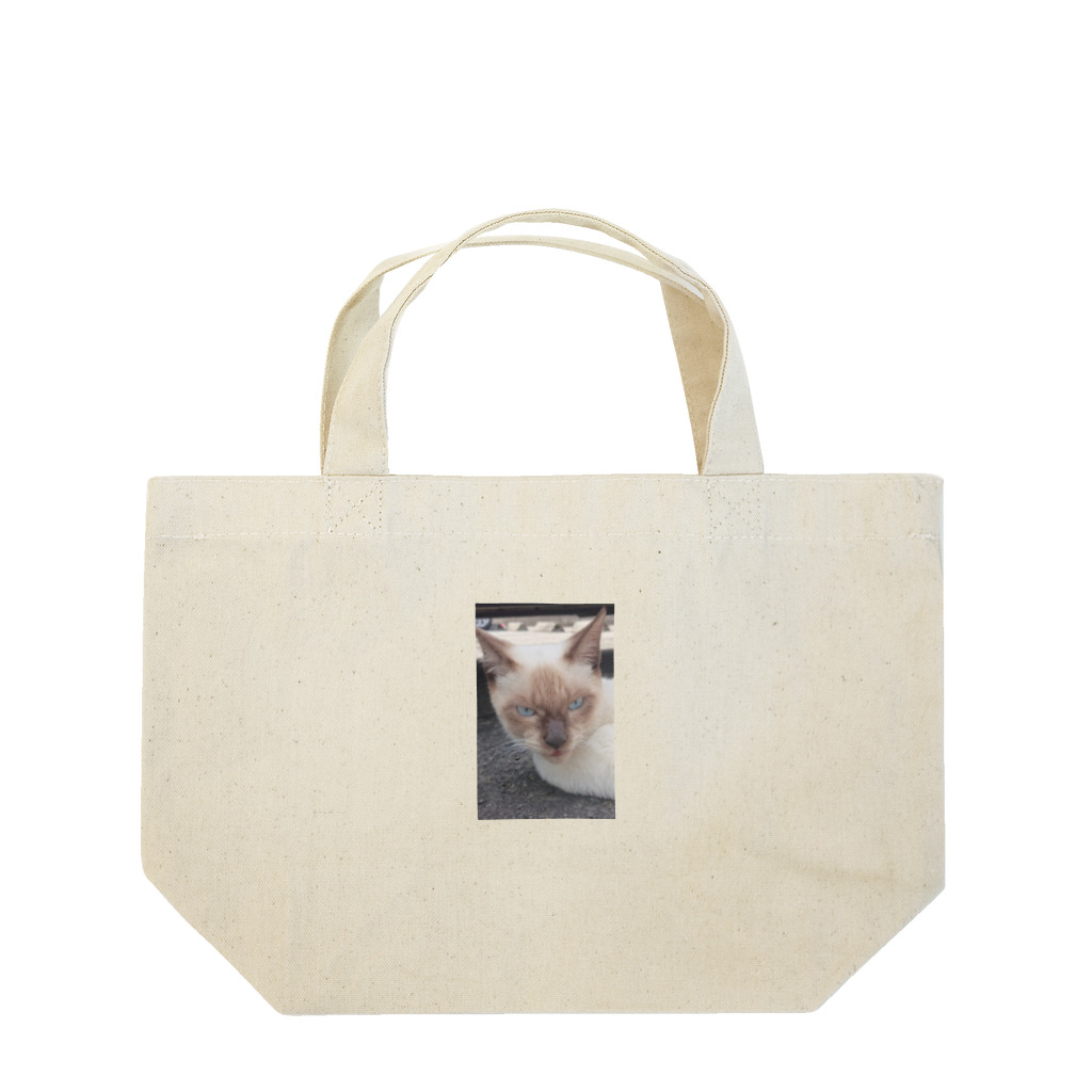 Makoto_Kawano Designの悪そうなのにカワイイ猫ちゃん Lunch Tote Bag