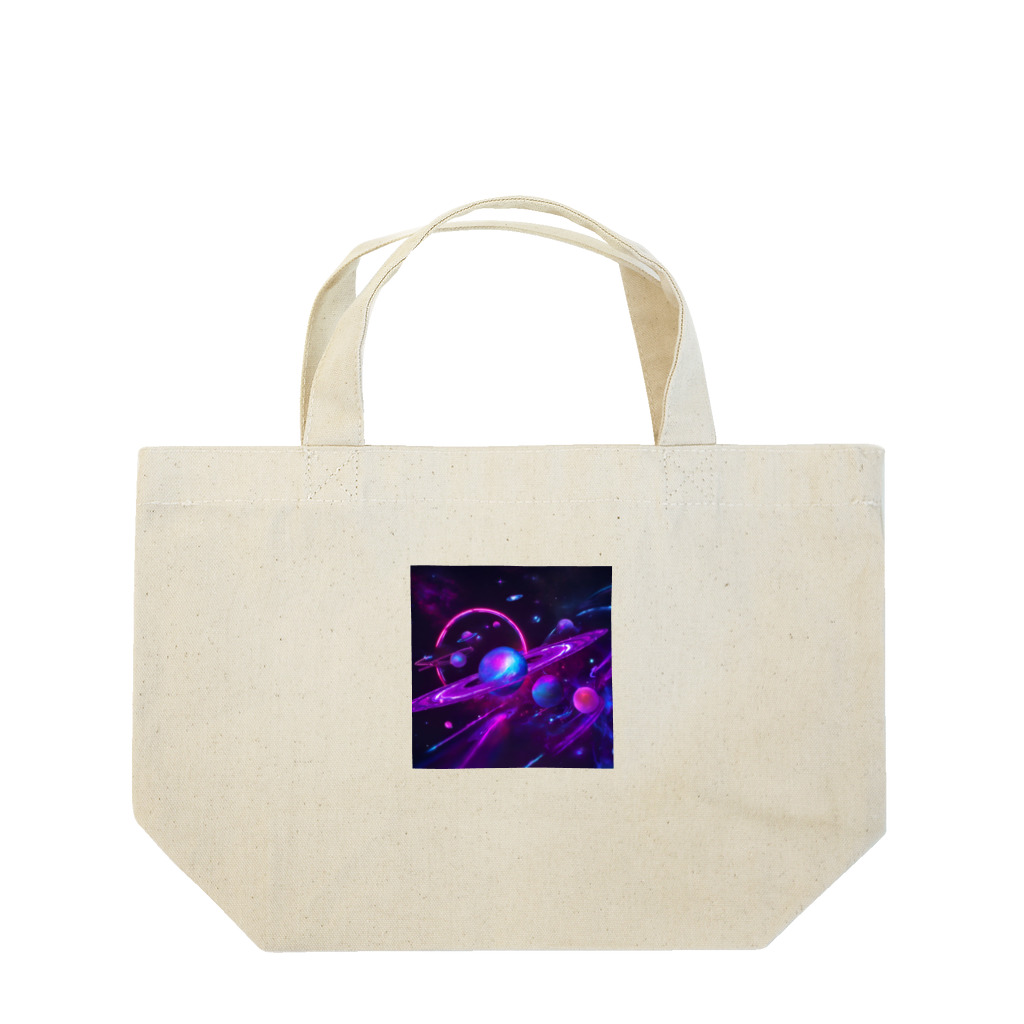 sanbo-の宇宙のグッズ Lunch Tote Bag