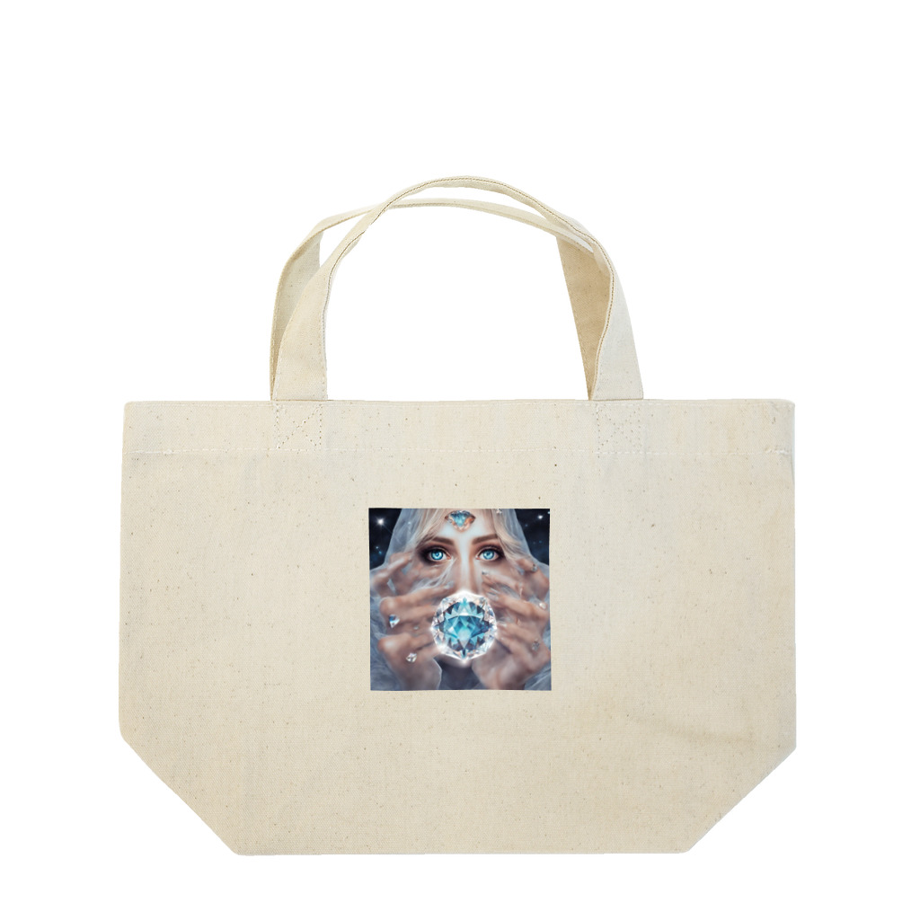 Ri-2のダイヤモンド女性と神秘 Lunch Tote Bag