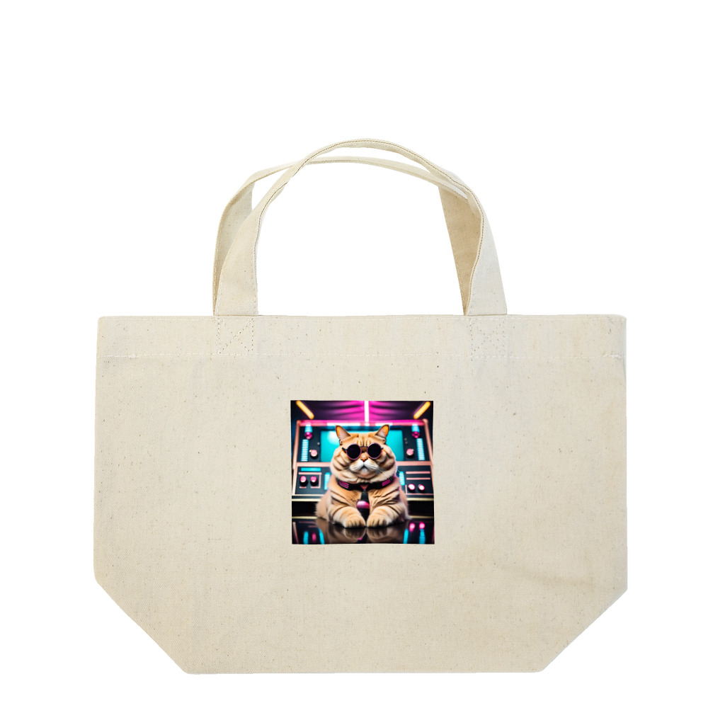 aoking_の近未来猫2 Lunch Tote Bag