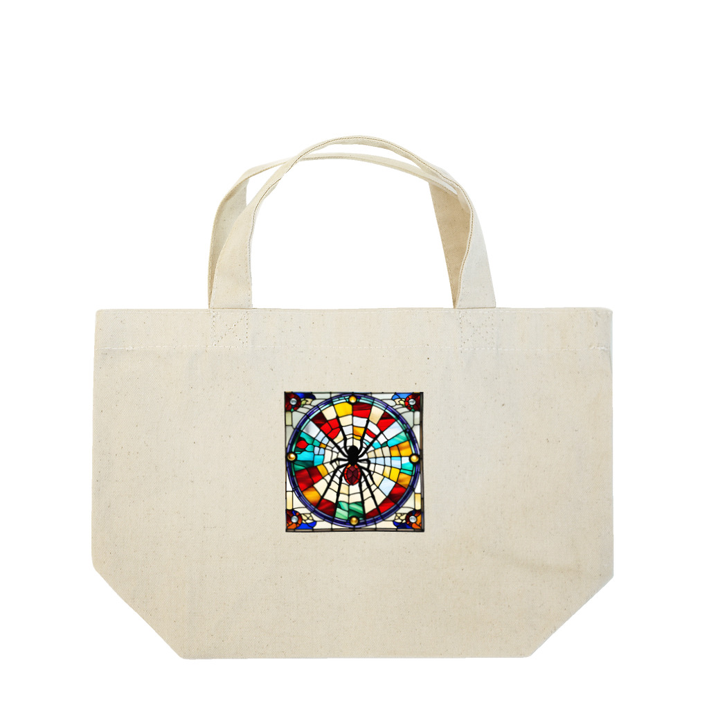 0024aquaの蜘蛛の巣 Lunch Tote Bag