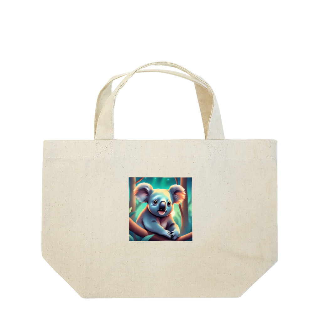 安田ワールドのコアラのイラストグッズ Lunch Tote Bag