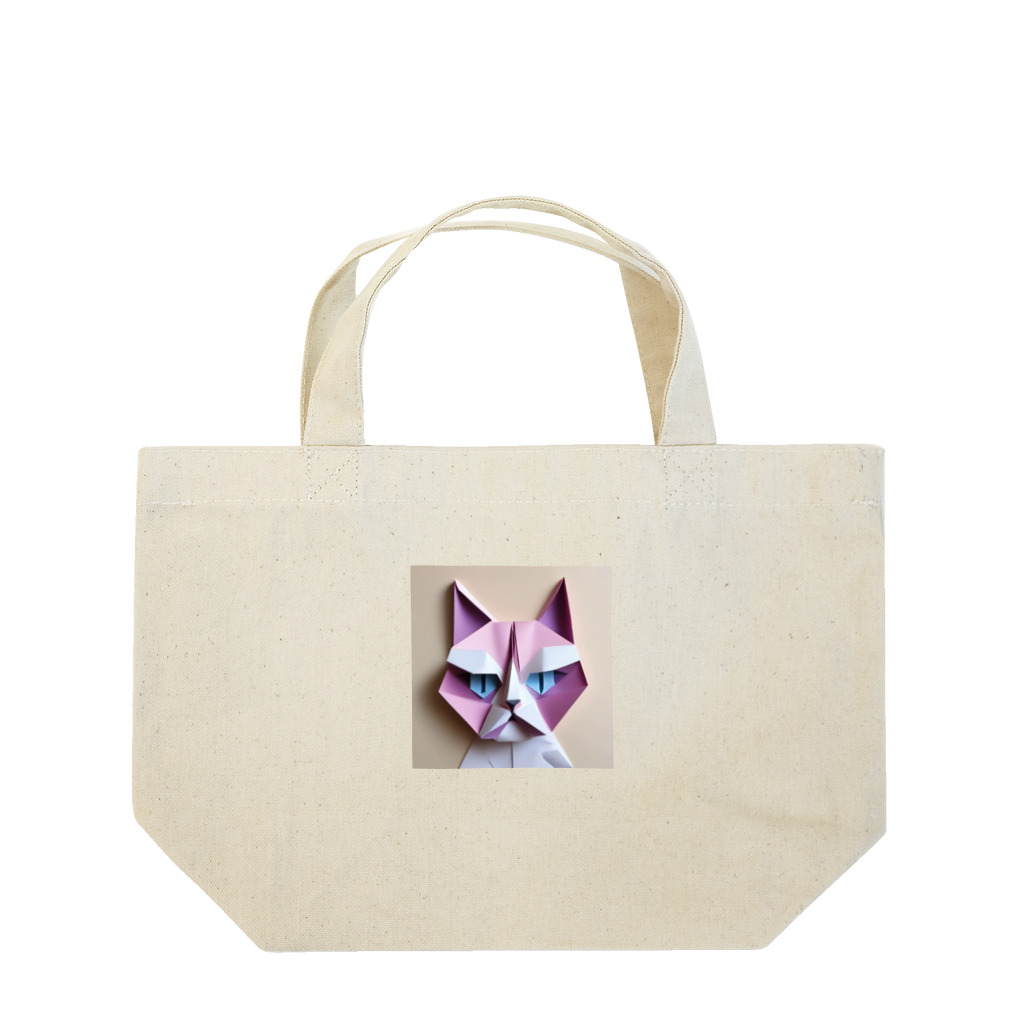 Kitabaの折り紙アニマル・ワシ猫ですねん！ ランチトートバッグ