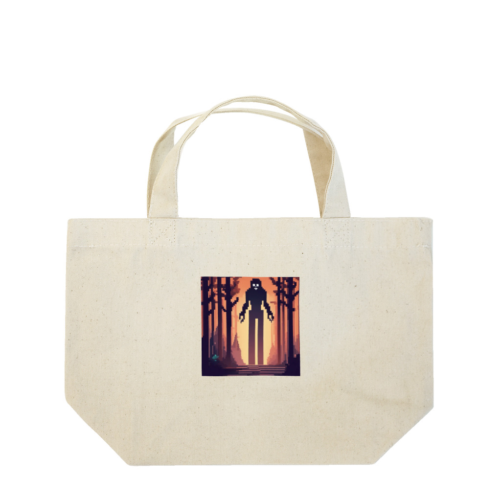 umakoiの木のようなお化けの影のドット絵 Lunch Tote Bag