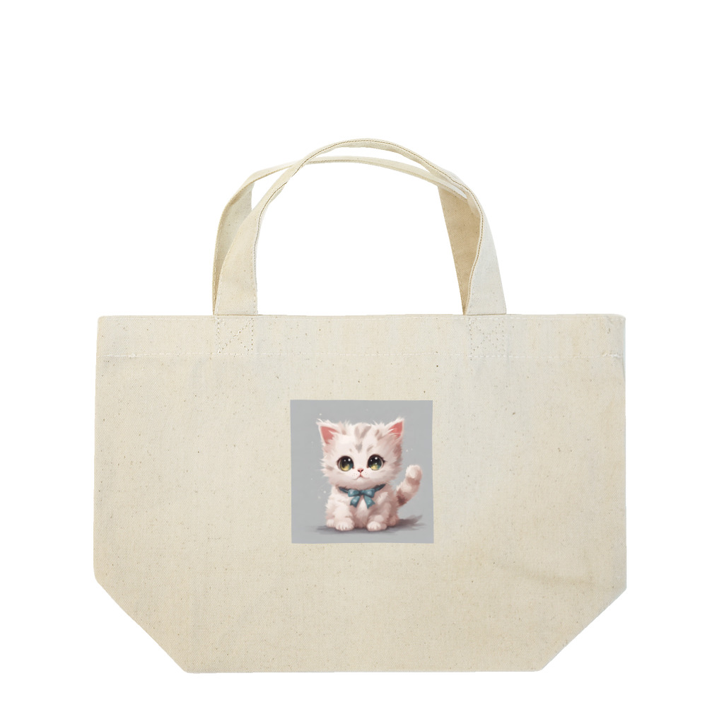 AnimArtのかわいいネコイラストグッズ Lunch Tote Bag