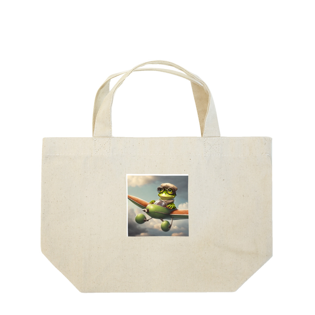 モナカの冒険王カエル Lunch Tote Bag