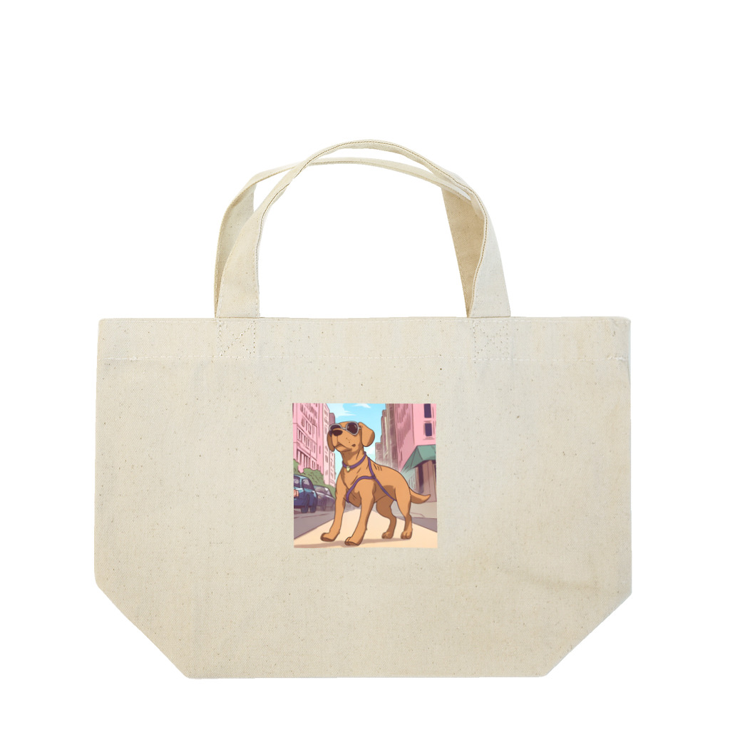 candokysの街ゆくDOG Lunch Tote Bag