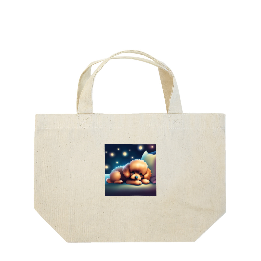 moco・mocoのトイプードルイラスト1 Lunch Tote Bag