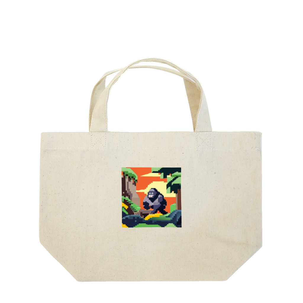 Crook-Aaronのぴくせるごりら Lunch Tote Bag