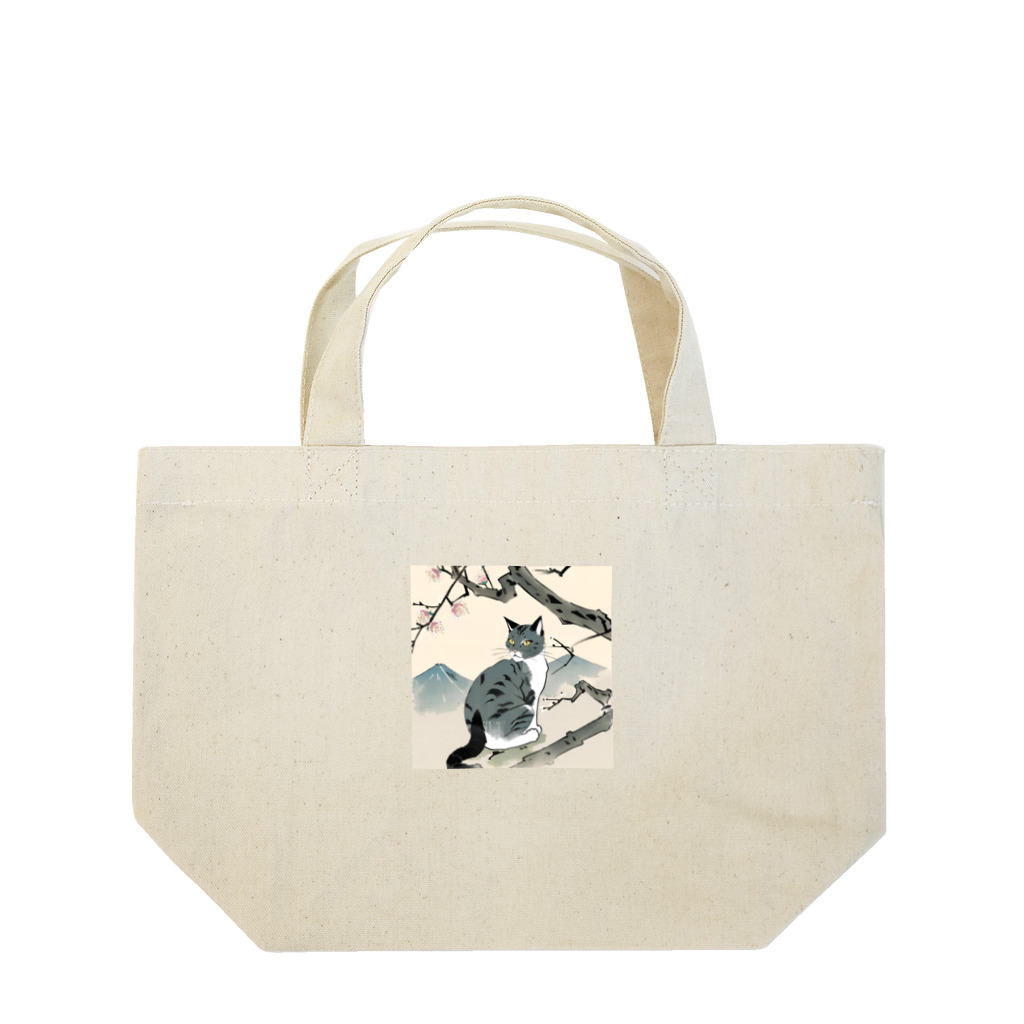 浮世絵デパートの浮世絵猫 Lunch Tote Bag
