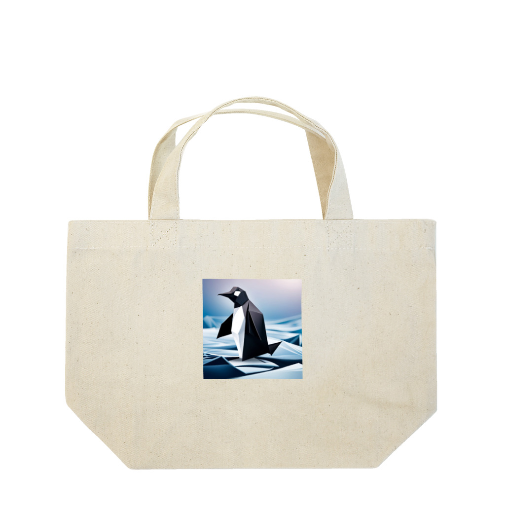 Hamatsukiのペンギン（折り紙風） ランチトートバッグ