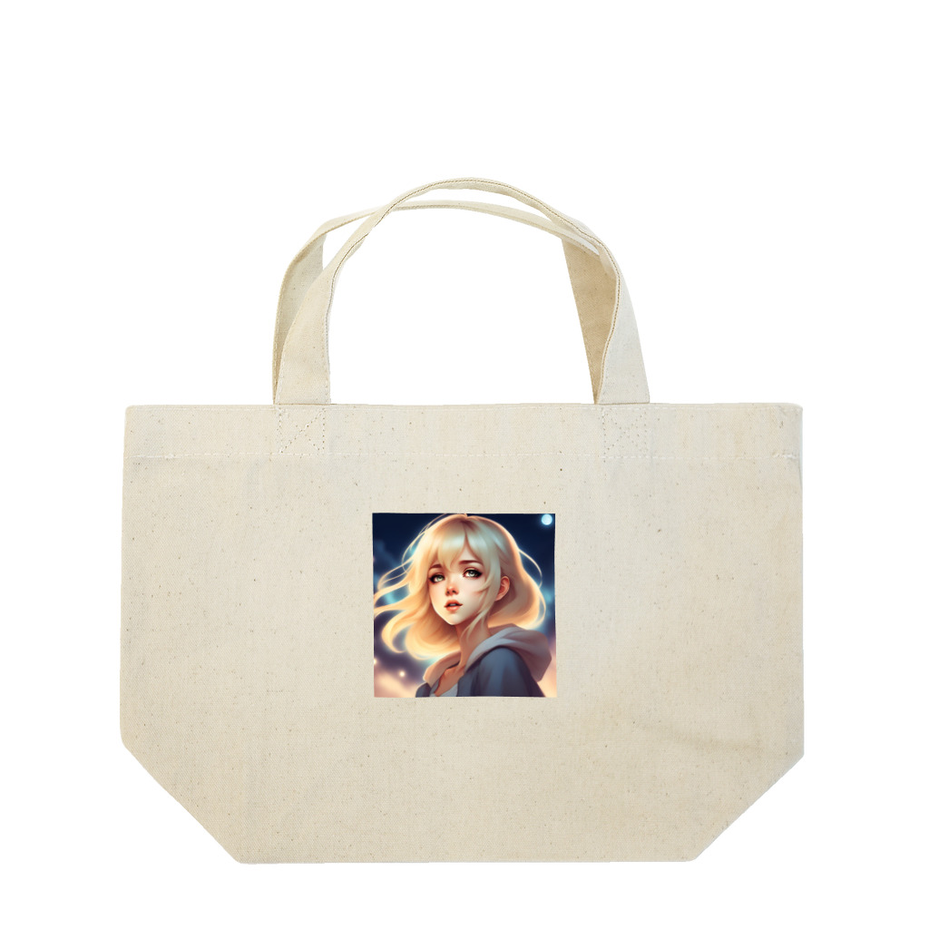 パピコのイラストグッズのLunch Tote Bag