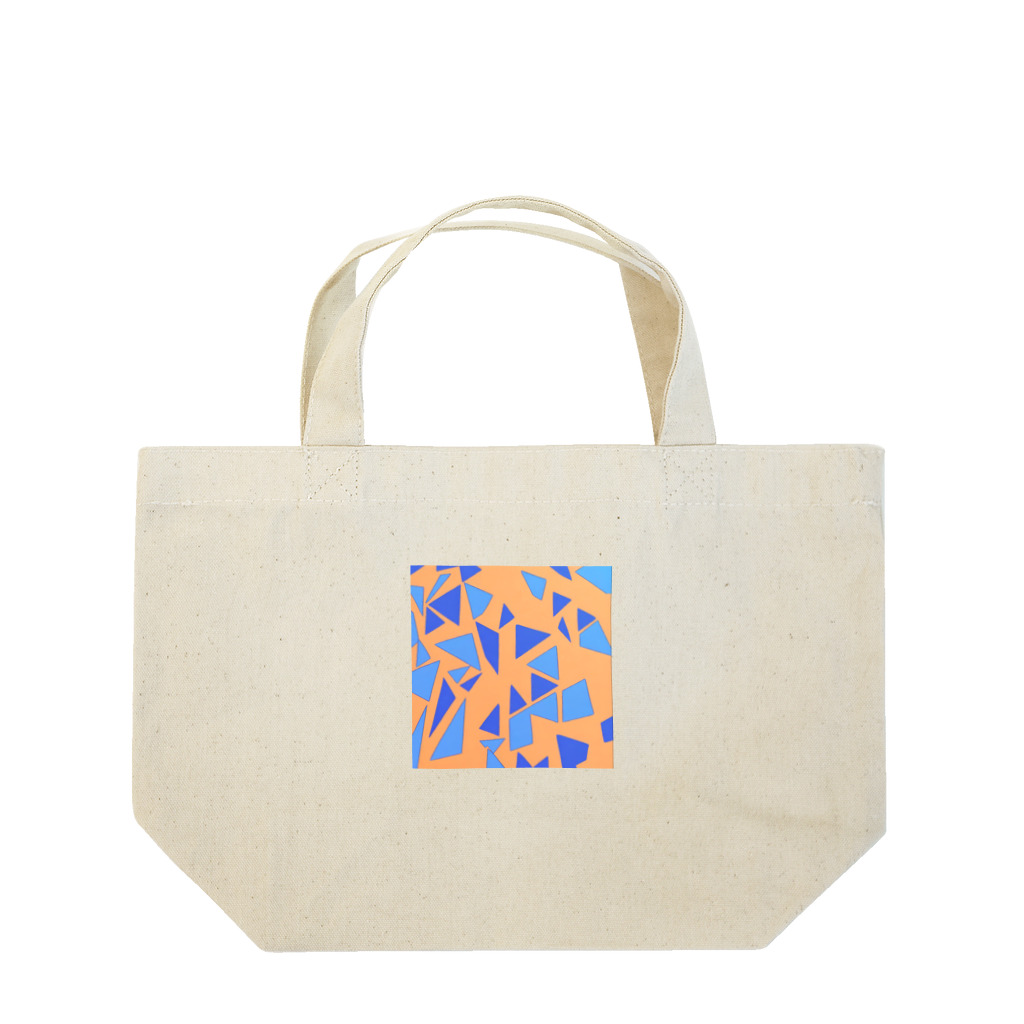 理系大学院生の出力のteal orange Lunch Tote Bag