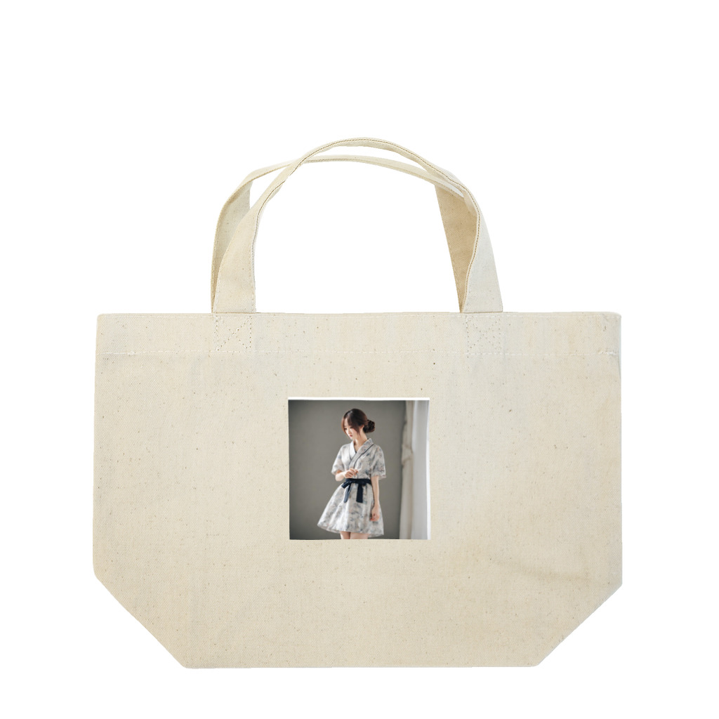 yusuke.shop1の物思いにふける女の子 Lunch Tote Bag