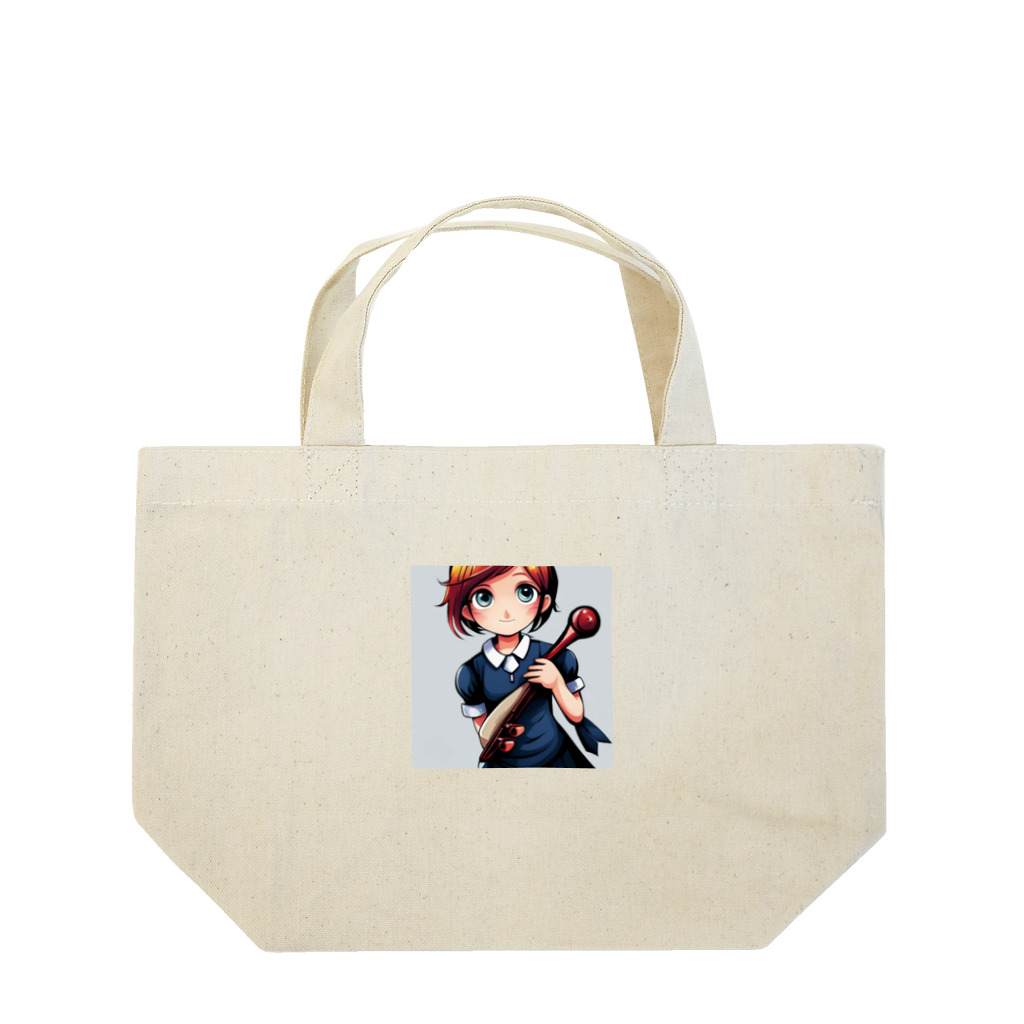 ほっこり絵音舎のオケ部入団希望の リンちゃん Lunch Tote Bag