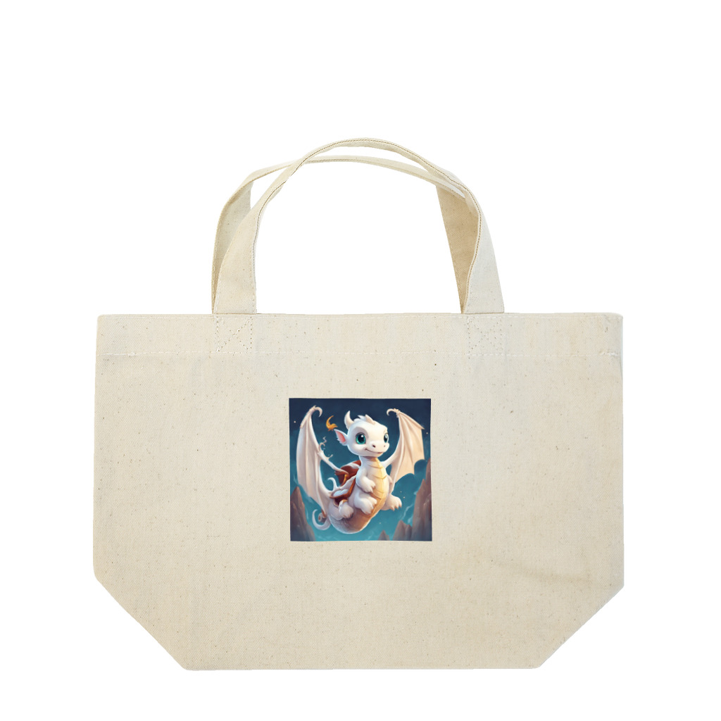 the blue seasonの空の冒険者：若きドラゴンの初飛行 Lunch Tote Bag