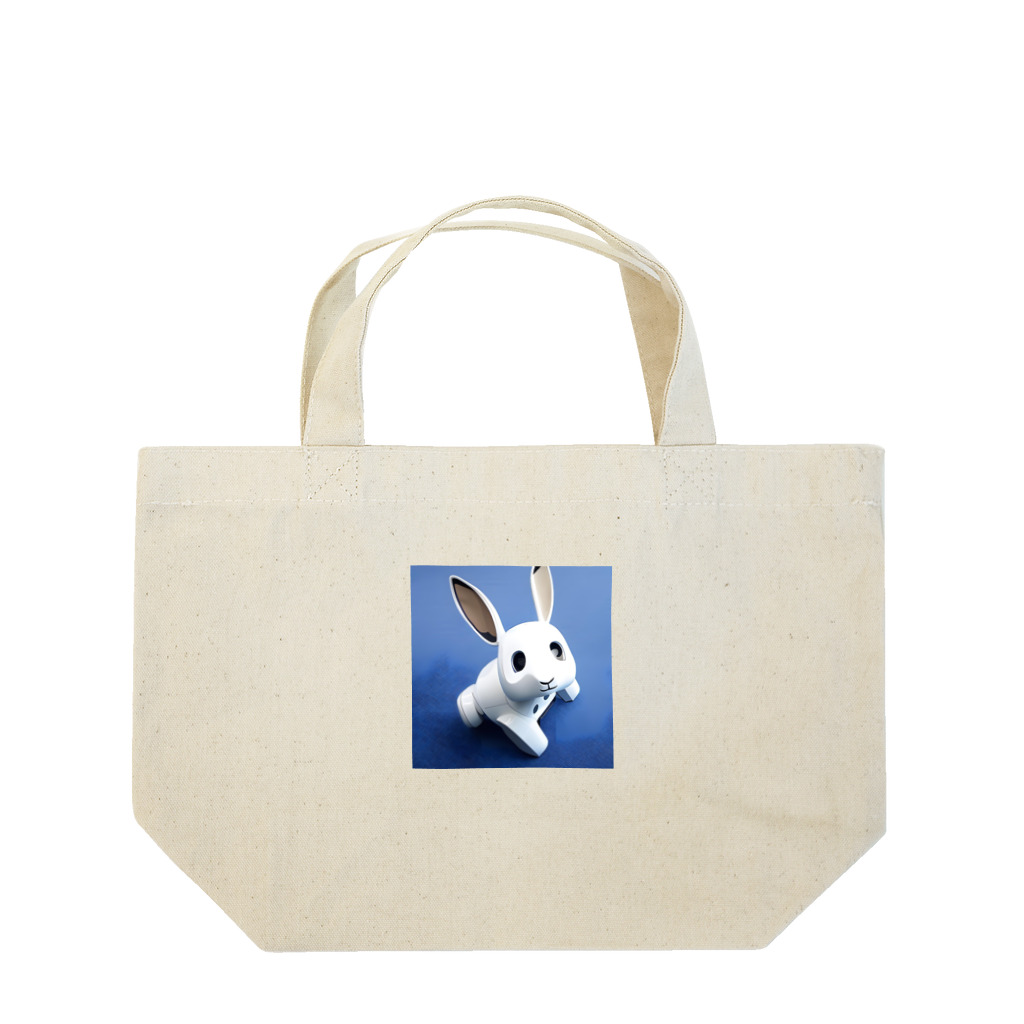 u.l.c.39のロボットうさぎ Lunch Tote Bag