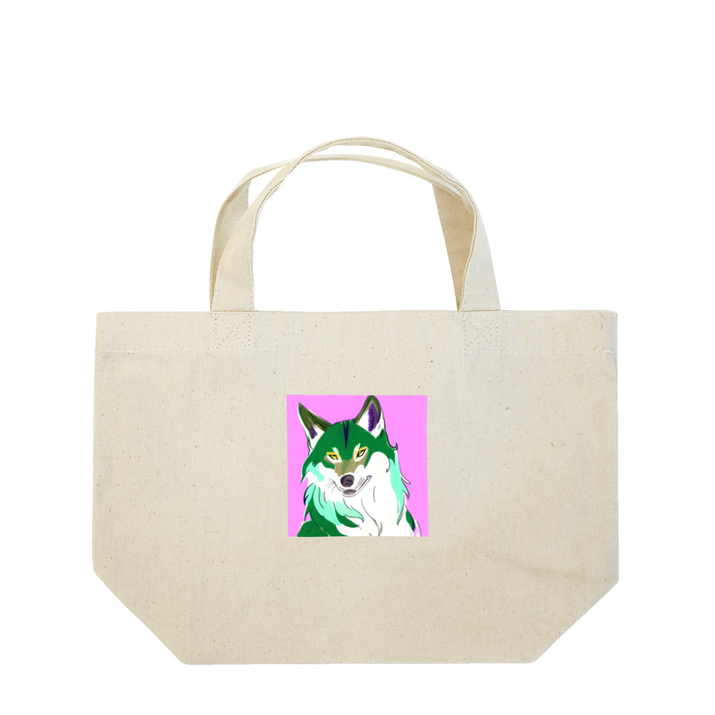 Billion HackのWild Wolf Lunch Tote Bag