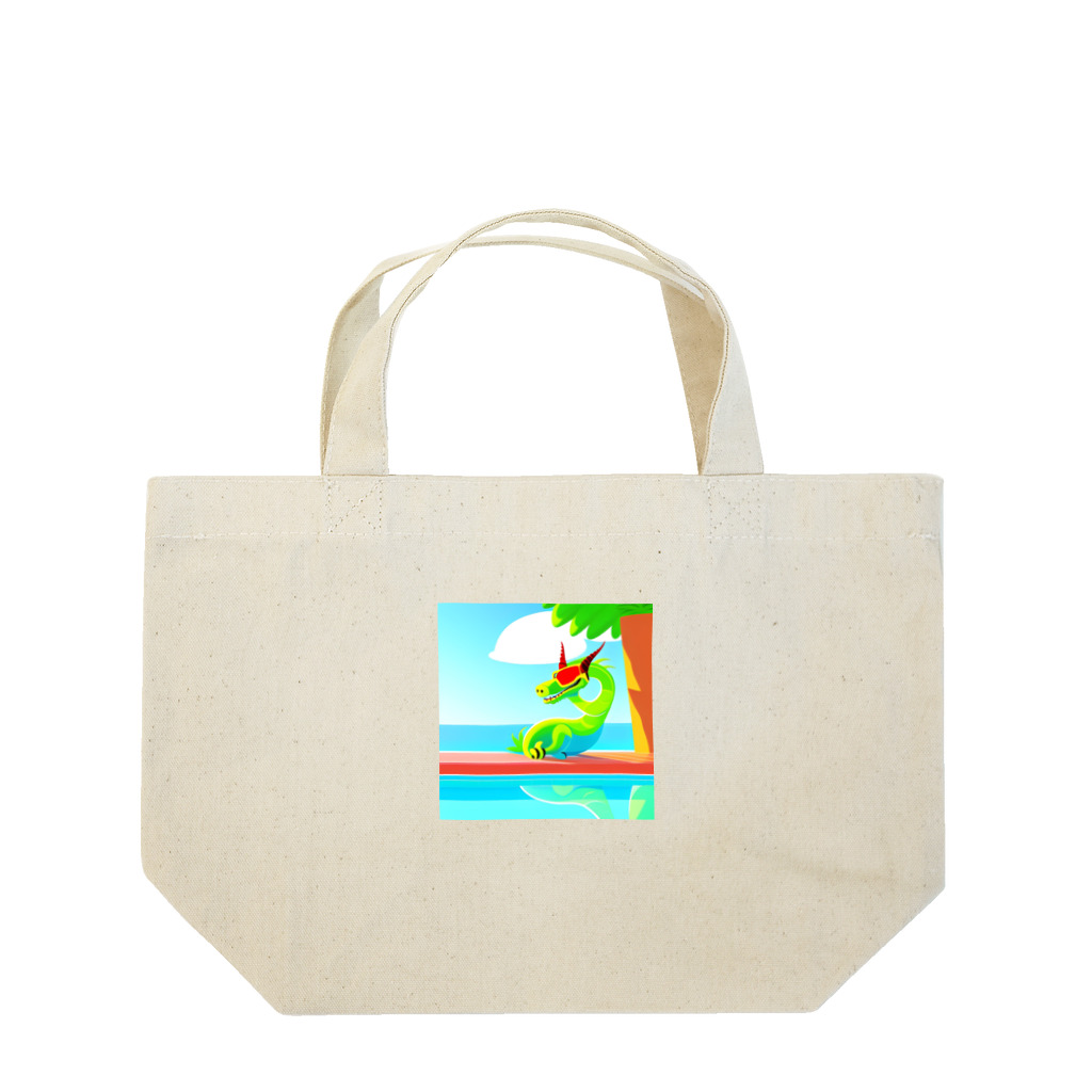 ryu1220の休暇中のドラゴン Lunch Tote Bag