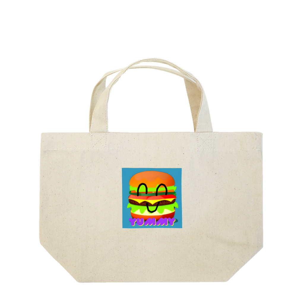 TMK.COMのyummyHUMBERGER Lunch Tote Bag